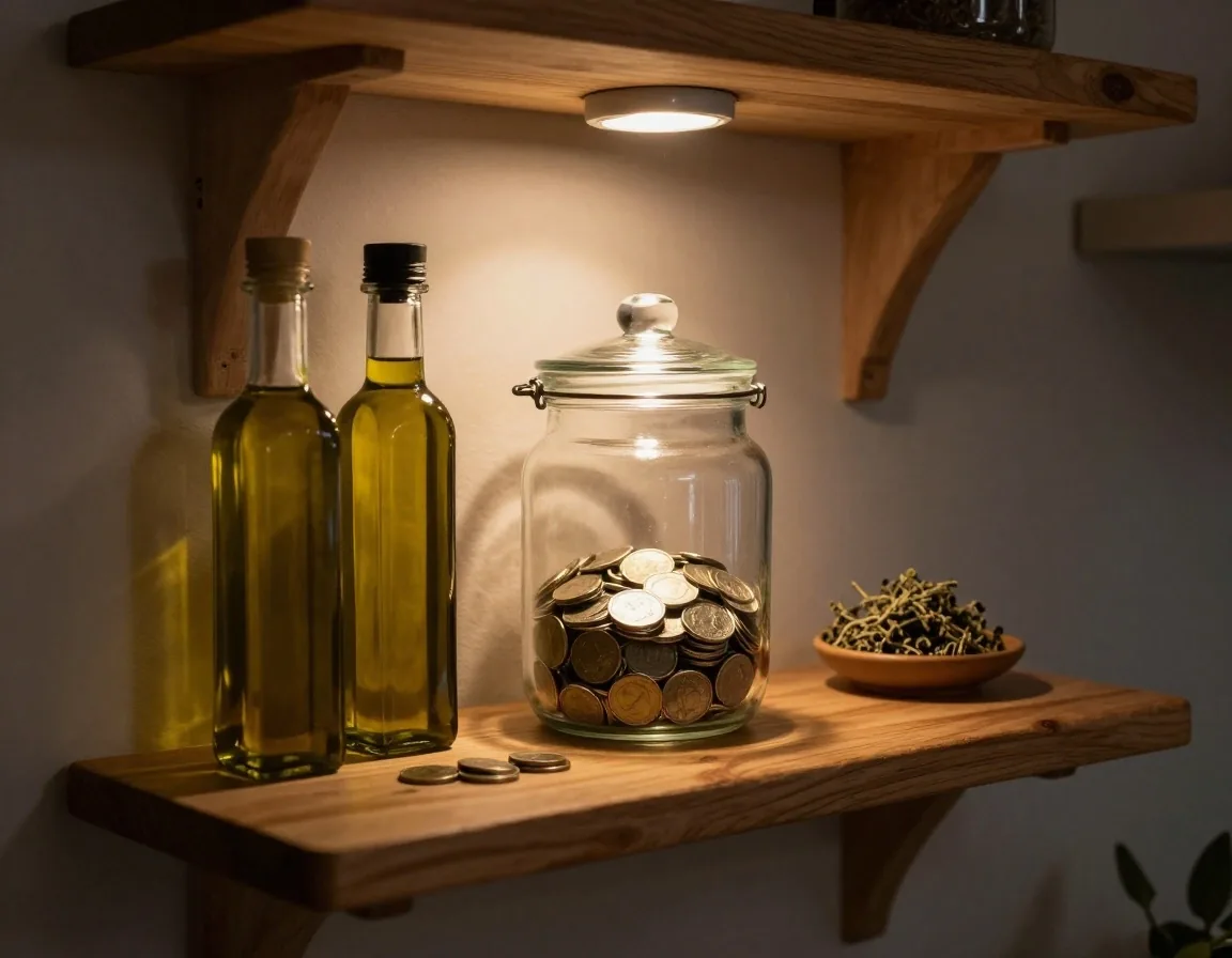 Mani che prendono appunti sul budget al tavolo di cucina